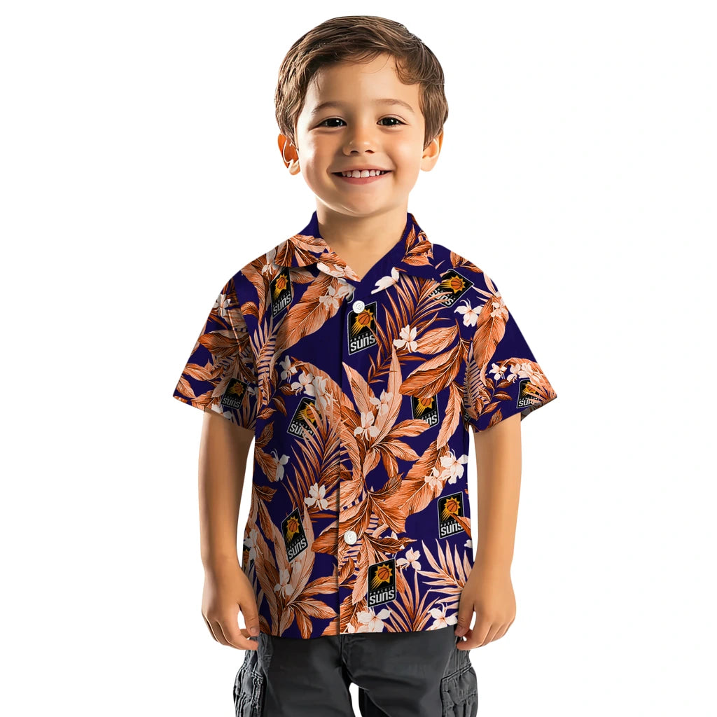 Phoenix Suns Hawaiian Shirt - Palm Leaves | Hula Hawaiian Shirts