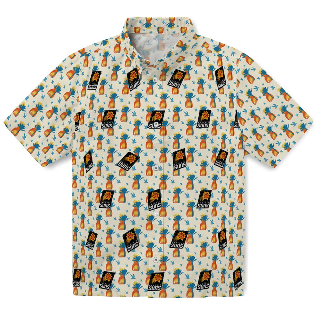 Phoenix Suns Hawaiian Shirt - Pineapple Delight | Hula Hawaiian Shirts