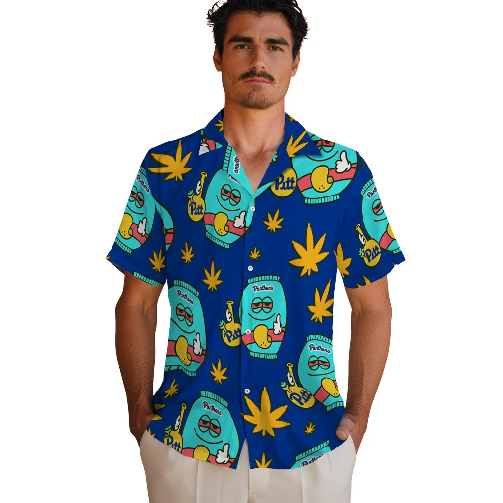 Pittsburgh Panthers Hawaiian Shirt - Chill Vibe | Hula Hawaiian Shirts