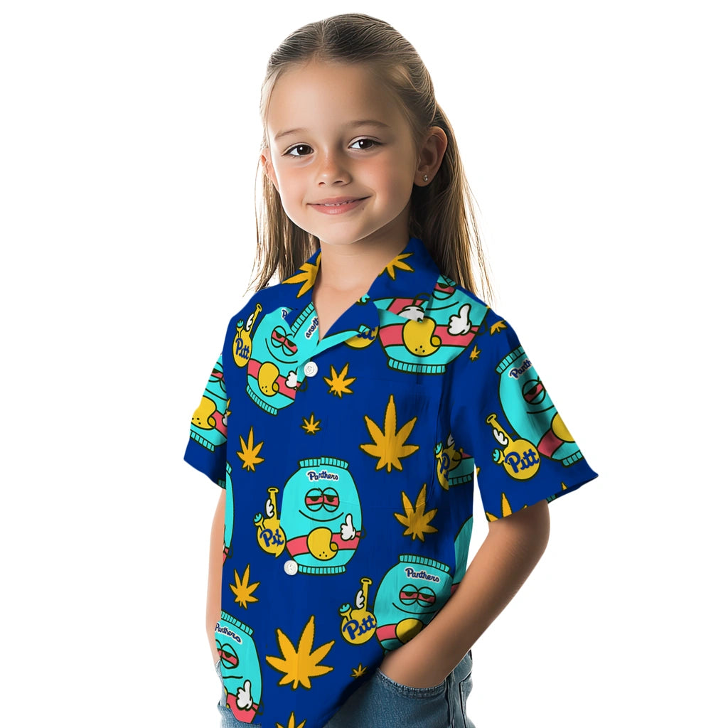 Pittsburgh Panthers Hawaiian Shirt - Chill Vibe | Hula Hawaiian Shirts