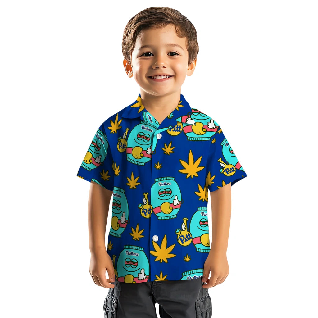Pittsburgh Panthers Hawaiian Shirt - Chill Vibe | Hula Hawaiian Shirts
