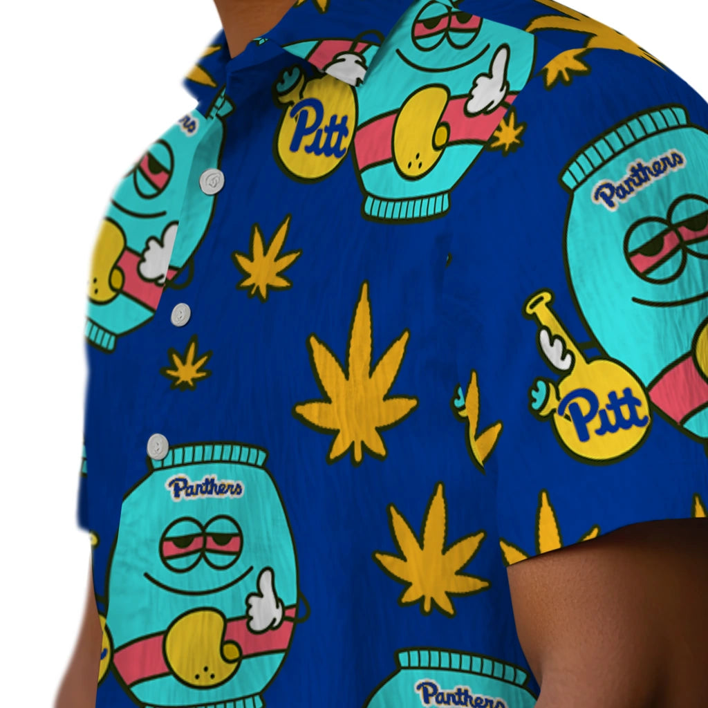 Pittsburgh Panthers Hawaiian Shirt - Chill Vibe | Hula Hawaiian Shirts