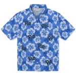 Pittsburgh Panthers Hawaiian Shirt - Hibiscus Cluster | Hula Hawaiian Shirts