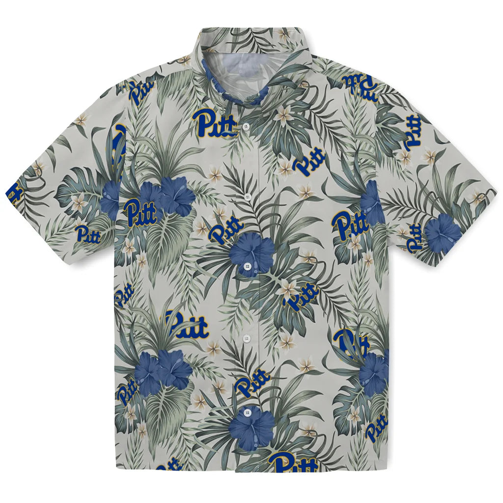 Pittsburgh Panthers Hawaiian Shirt - Hibiscus Designs | Hula Hawaiian Shirts