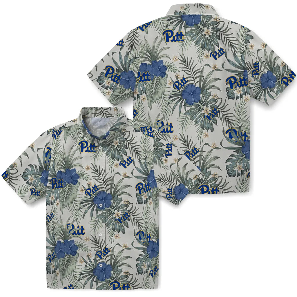 Pittsburgh Panthers Hawaiian Shirt - Hibiscus Designs | Hula Hawaiian Shirts
