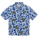 Pittsburgh Panthers Hawaiian Shirt - Hibiscus Motif | Hula Hawaiian Shirts