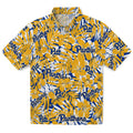 Pittsburgh Panthers Hawaiian Shirt - Hibiscus Overlay | Hula Hawaiian Shirts