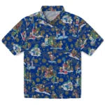 Pittsburgh Panthers Hawaiian Shirt - Simpsons Christmas | Hula Hawaiian Shirts