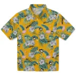 Pittsburgh Penguins Hawaiian Shirt - Flamingo and Hibiscus | Hula Hawaiian Shirts