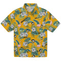Pittsburgh Penguins Hawaiian Shirt - Flamingo and Hibiscus | Hula Hawaiian Shirts