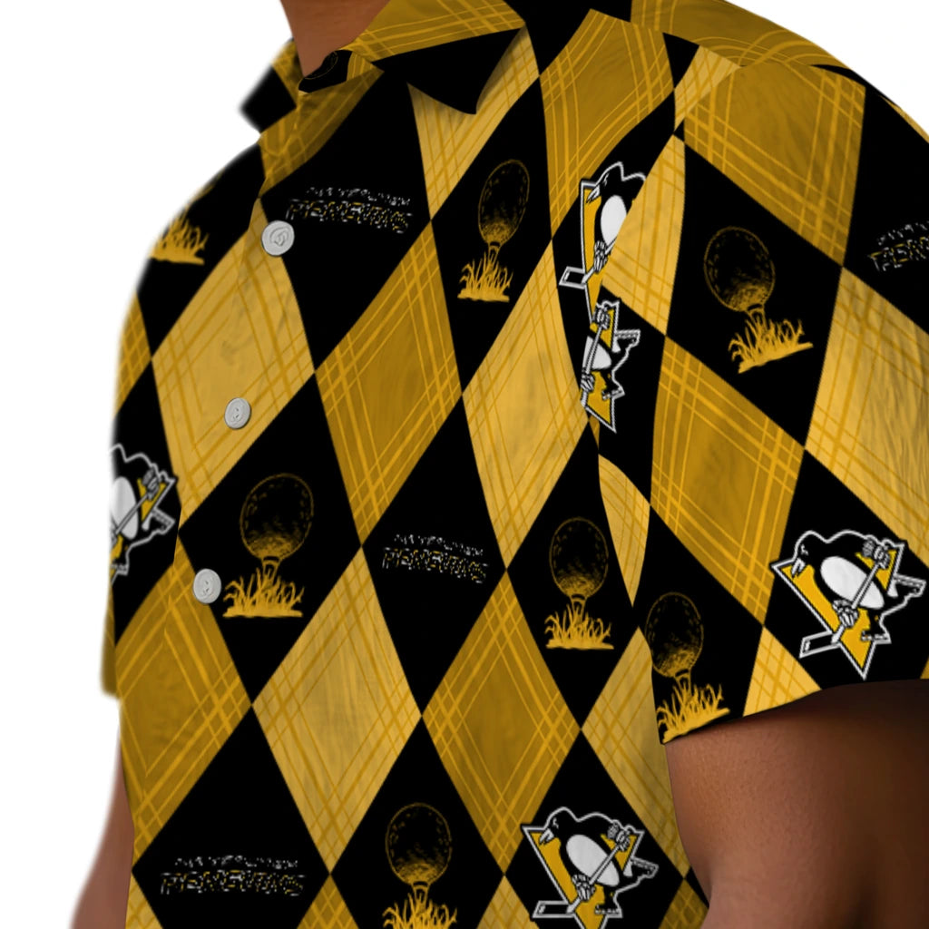 Pittsburgh Penguins Hawaiian Shirt - Golfing Plaid | Hula Hawaiian Shirts