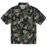 Pittsburgh Penguins Hawaiian Shirt - Hibiscus Leaves Pattern | Hula Hawaiian Shirts