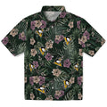 Pittsburgh Penguins Hawaiian Shirt - Hibiscus Leaves Pattern | Hula Hawaiian Shirts