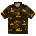 Pittsburgh Penguins Hawaiian Shirt - Palm And Clouds | Hula Hawaiian Shirts