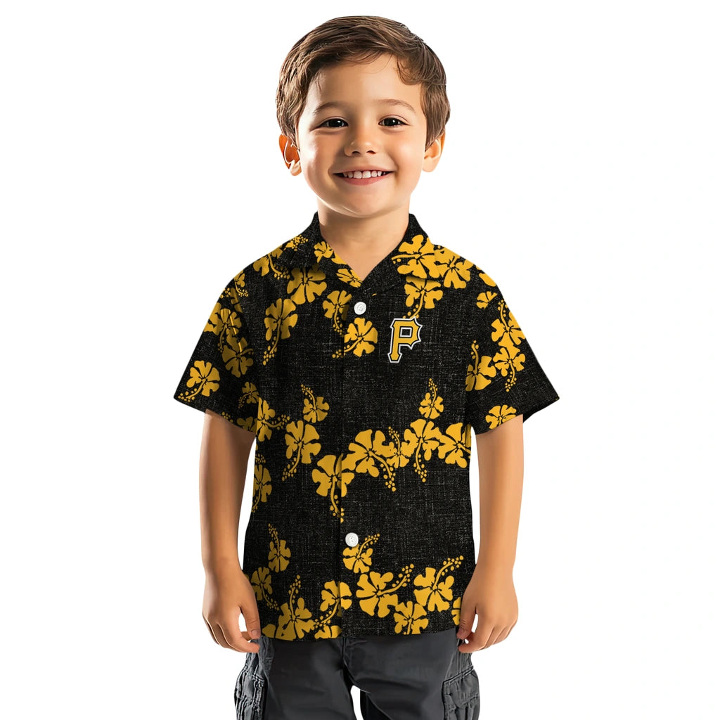 Pittsburgh Pirates Hawaiian Shirt - 50th State Flower | Hula Hawaiian Shirts