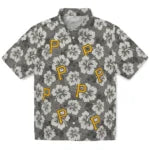 Pittsburgh Pirates Hawaiian Shirt - Hibiscus Cluster | Hula Hawaiian Shirts