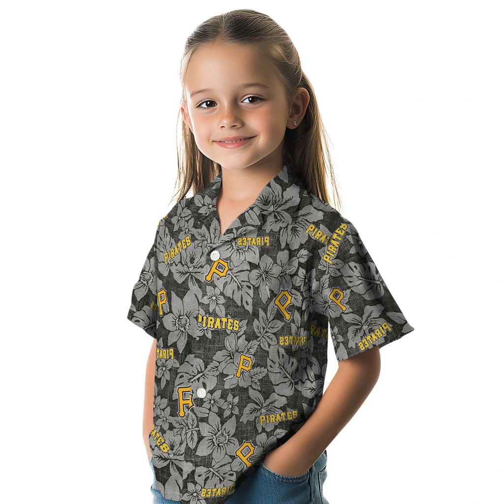 Pittsburgh Pirates Hawaiian Shirt - Hibiscus Oasis | Hula Hawaiian Shirts