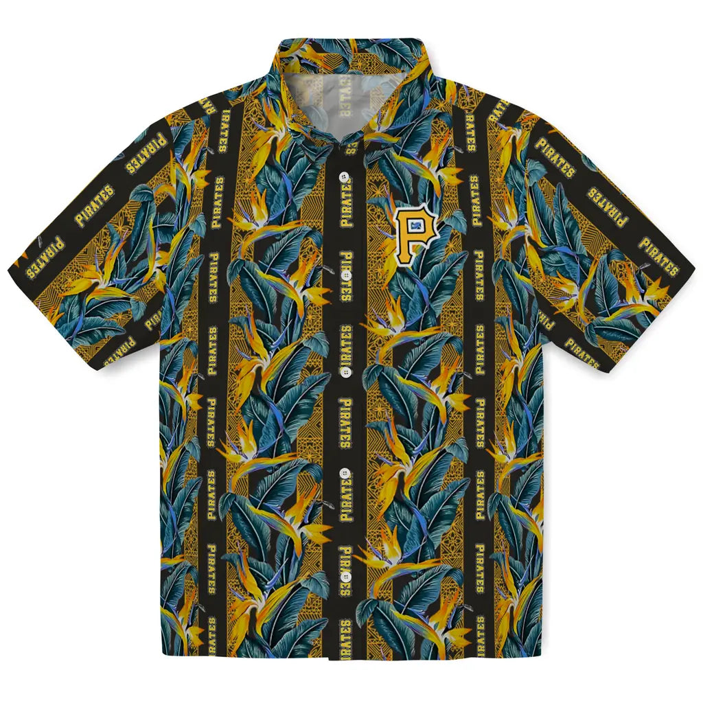Pittsburgh Pirates Hawaiian Shirt - Paradise Vines | Hula Hawaiian Shirts