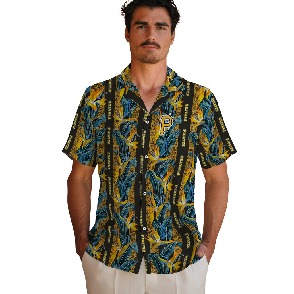 Pittsburgh Pirates Hawaiian Shirt - Paradise Vines | Hula Hawaiian Shirts