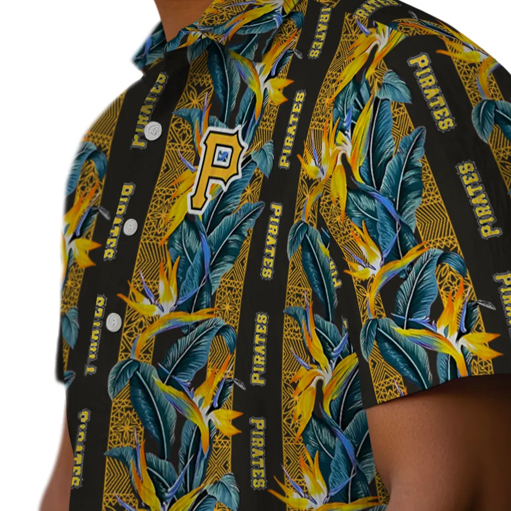 Pittsburgh Pirates Hawaiian Shirt - Paradise Vines | Hula Hawaiian Shirts