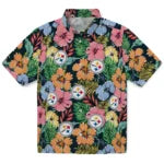 Pittsburgh Steelers Hawaiian Shirt - Brilliant Hibiscus Garden | Hula Hawaiian Shirts