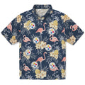 Pittsburgh Steelers Hawaiian Shirt - Flamingo Hibiscus | Hula Hawaiian Shirts