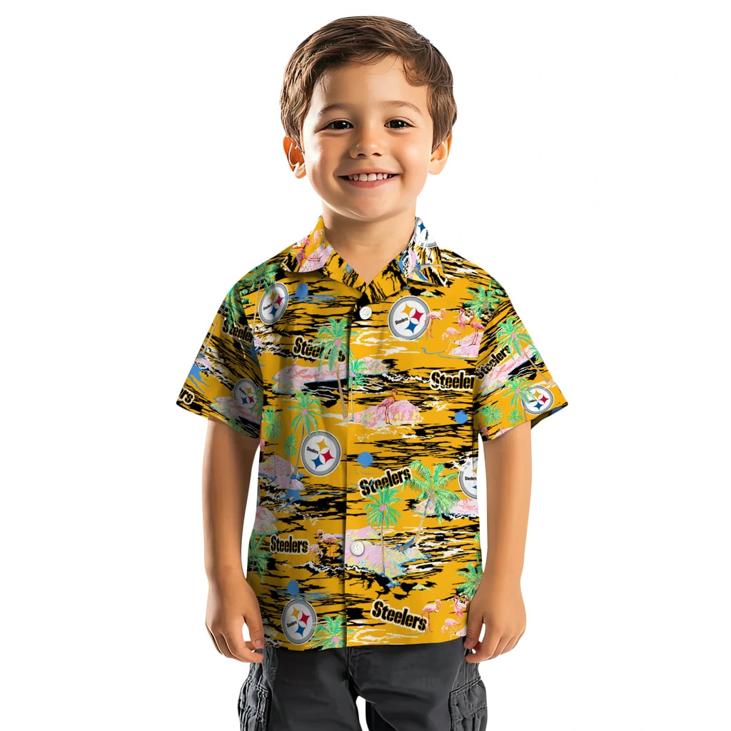 Pittsburgh Steelers Hawaiian Shirt - Hawaii Island | Hula Hawaiian Shirts