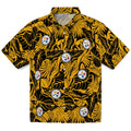 Pittsburgh Steelers Hawaiian Shirt - Monstera Layer | Hula Hawaiian Shirts