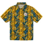 Pittsburgh Steelers Hawaiian Shirt - Paradise Vines | Hula Hawaiian Shirts