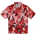 Portland Trail Blazers Hawaiian Shirt - Hibiscus Arrangement | Hula Hawaiian Shirts