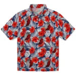 Portland Trail Blazers Hawaiian Shirt - Hibiscus Fiesta | Hula Hawaiian Shirts