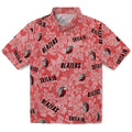 Portland Trail Blazers Hawaiian Shirt - Hibiscus Oasis | Hula Hawaiian Shirts