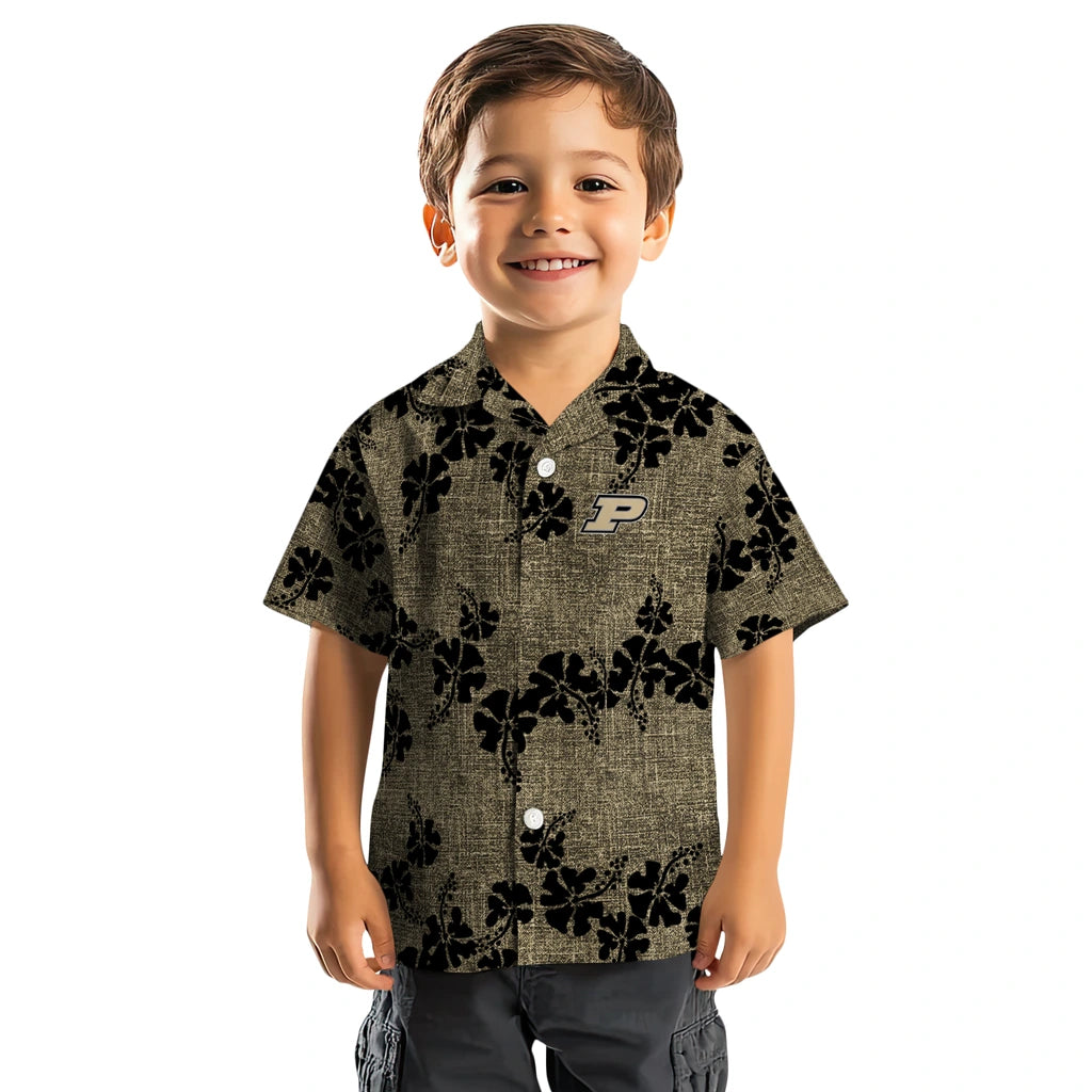 Purdue Boilermakers Hawaiian Shirt - 50th State Flower | Hula Hawaiian Shirts