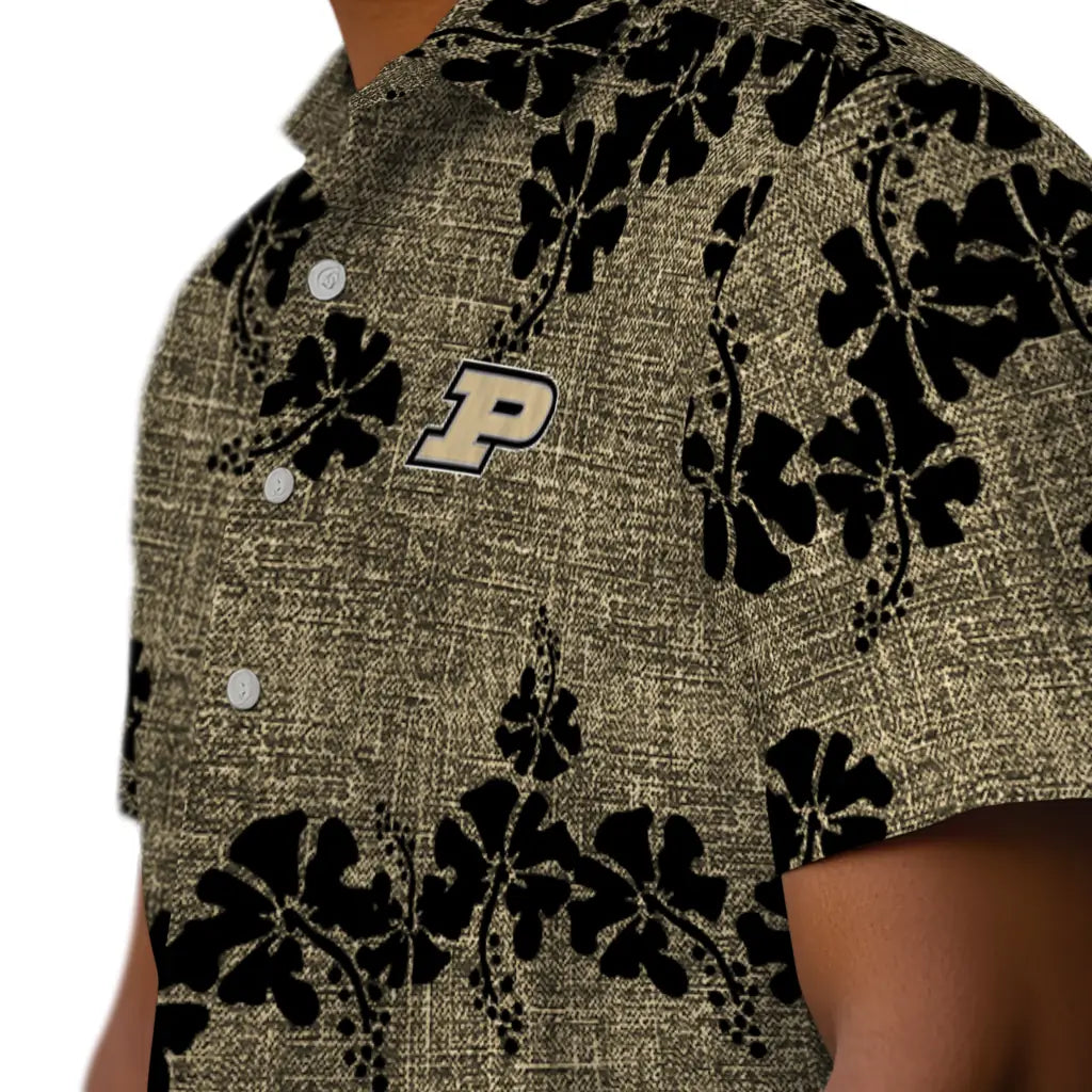 Purdue Boilermakers Hawaiian Shirt - 50th State Flower | Hula Hawaiian Shirts