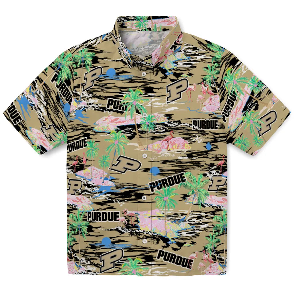 Purdue Boilermakers Hawaiian Shirt - Hawaii Island | Hula Hawaiian Shirts