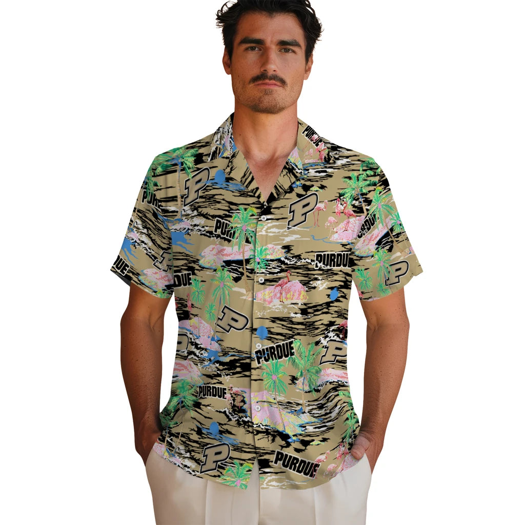 Purdue Boilermakers Hawaiian Shirt - Hawaii Island | Hula Hawaiian Shirts