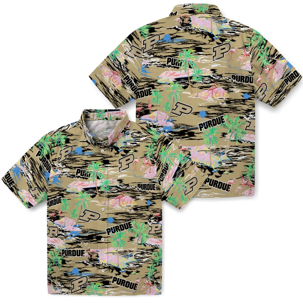 Purdue Boilermakers Hawaiian Shirt - Hawaii Island | Hula Hawaiian Shirts