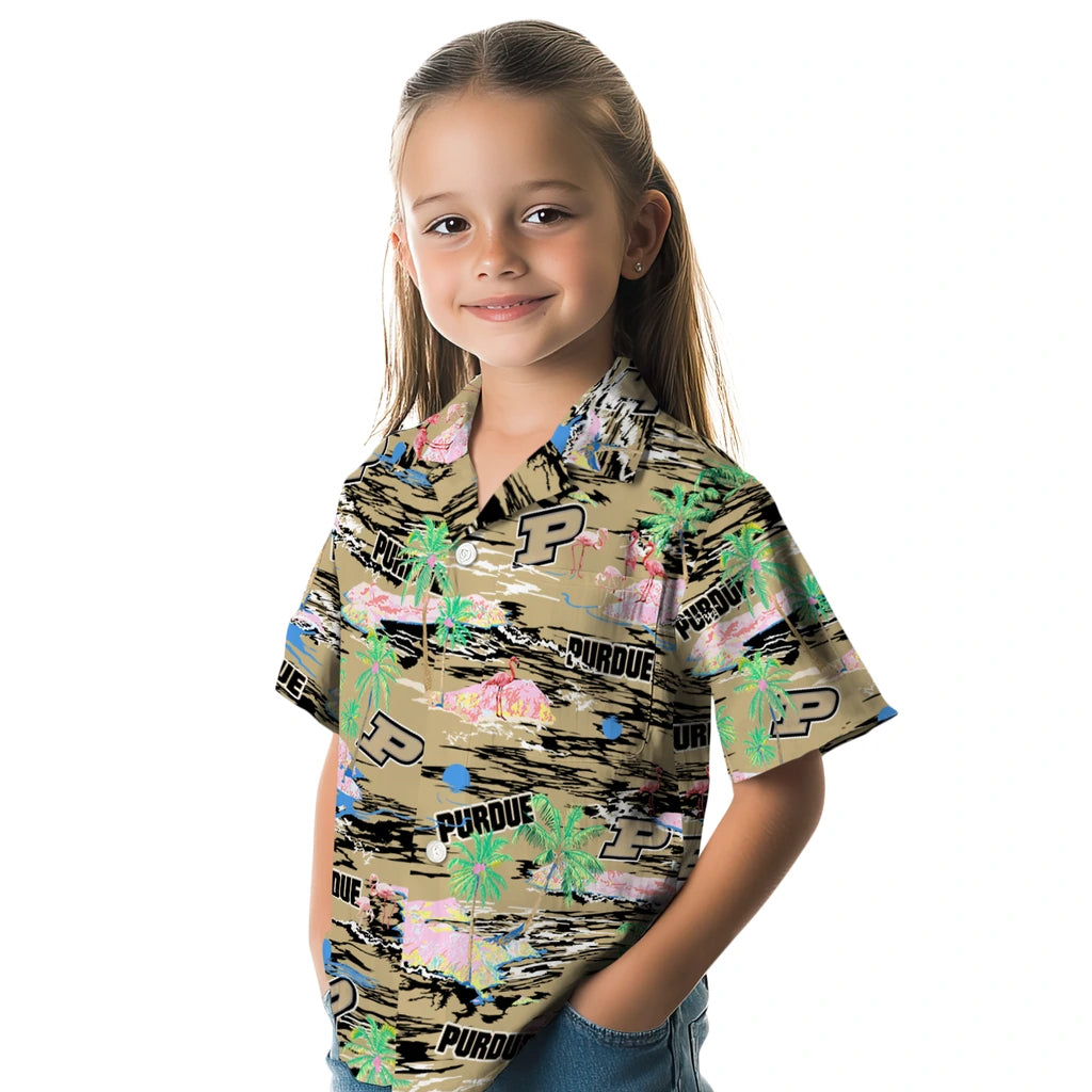 Purdue Boilermakers Hawaiian Shirt - Hawaii Island | Hula Hawaiian Shirts