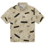 Purdue Boilermakers Hawaiian Shirt - Hibiscus Oasis | Hula Hawaiian Shirts