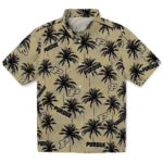 Purdue Boilermakers Hawaiian Shirt - Palm Tree Motif | Hula Hawaiian Shirts