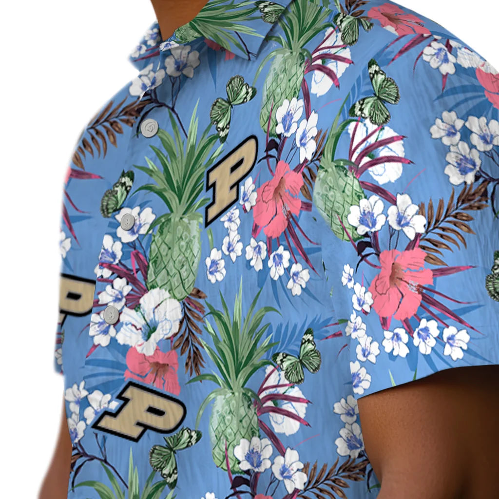 Purdue Boilermakers Hawaiian Shirt - Pineapple Bouquet | Hula Hawaiian Shirts