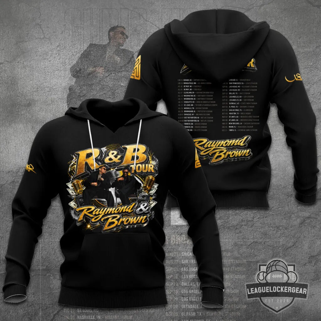 Raymond & Brown R&B Tour 3D T-Shirt - LeagueLockerGear