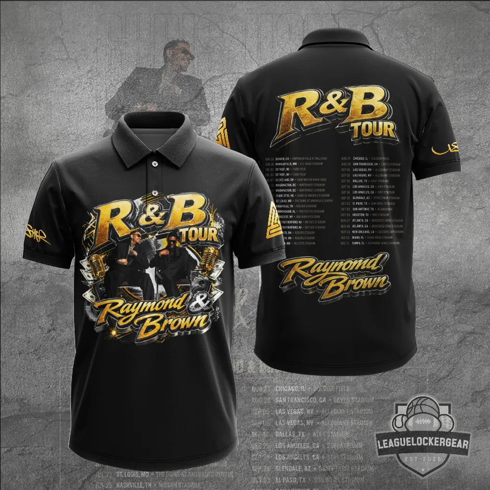 Raymond & Brown R&B Tour 3D T-Shirt - LeagueLockerGear