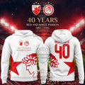 Olympiacos F.C. 40 Year Anniversary1986-2026 Hoodie - LeagueLockerGear