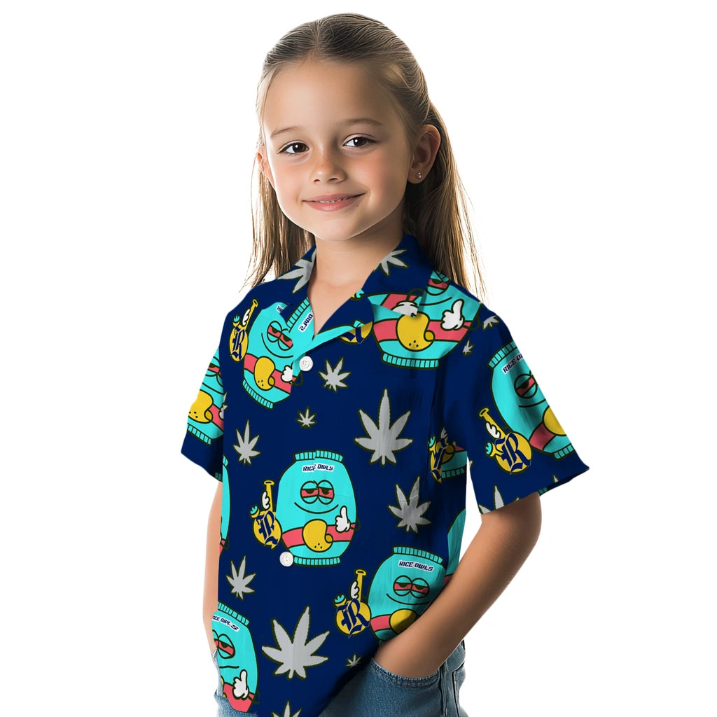Rice Owls Hawaiian Shirt - Chill Vibe | Hula Hawaiian Shirts