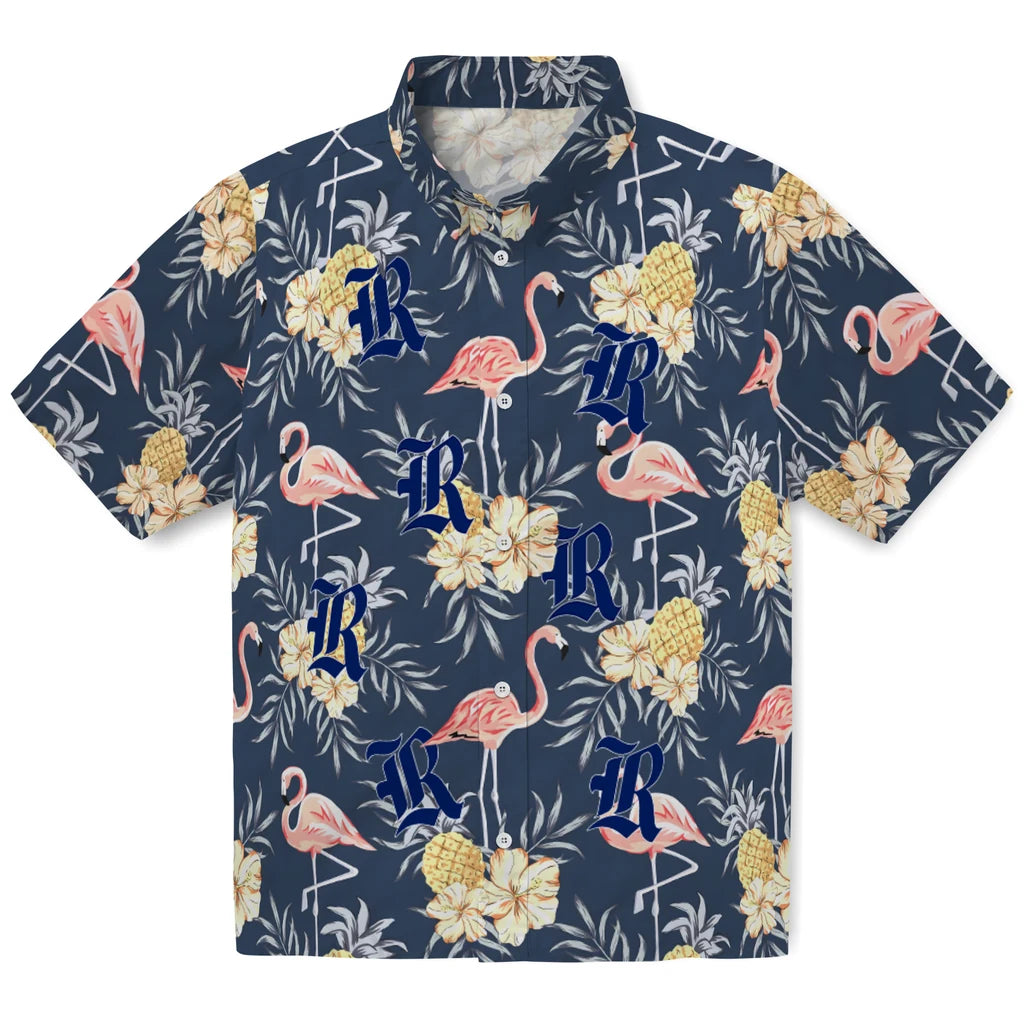 Rice Owls Hawaiian Shirt - Flamingo Hibiscus | Hula Hawaiian Shirts