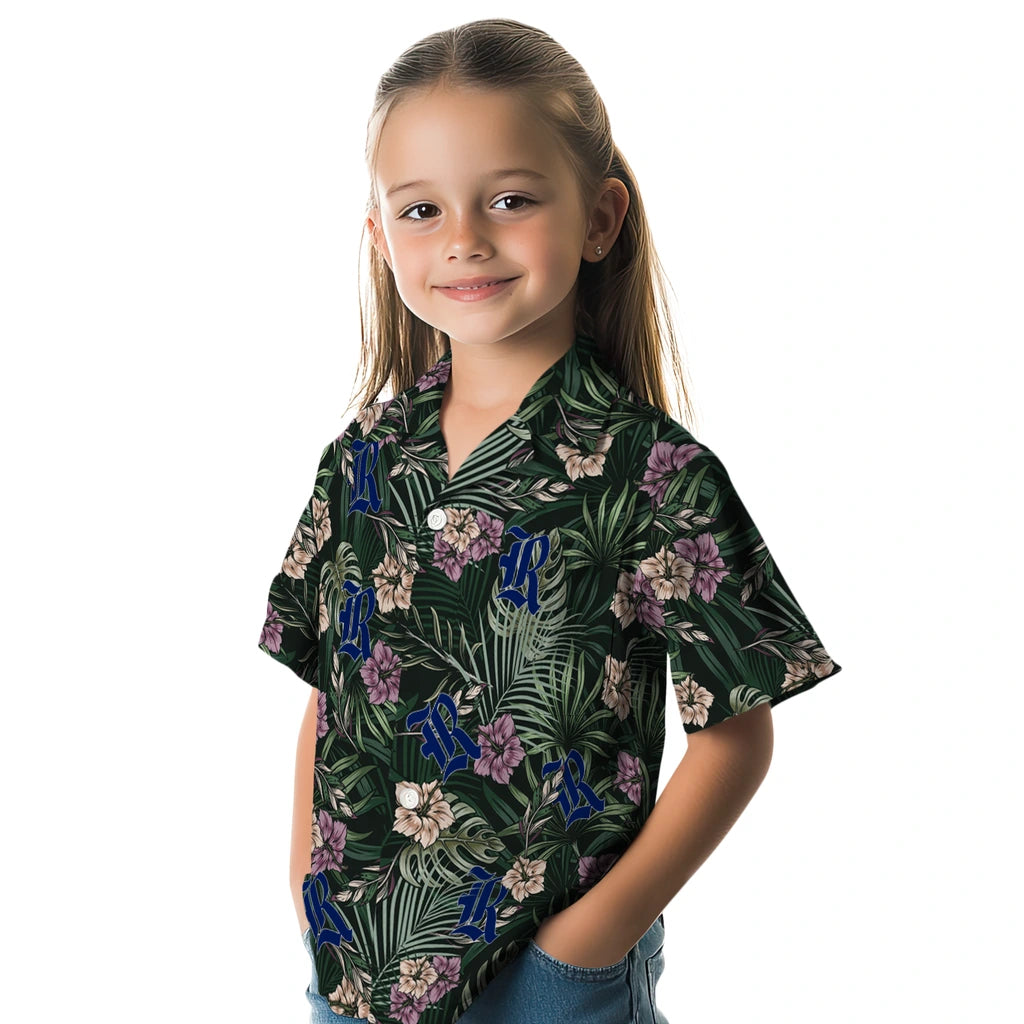 Rice Owls Hawaiian Shirt - Hibiscus Leaves Pattern | Hula Hawaiian Shirts