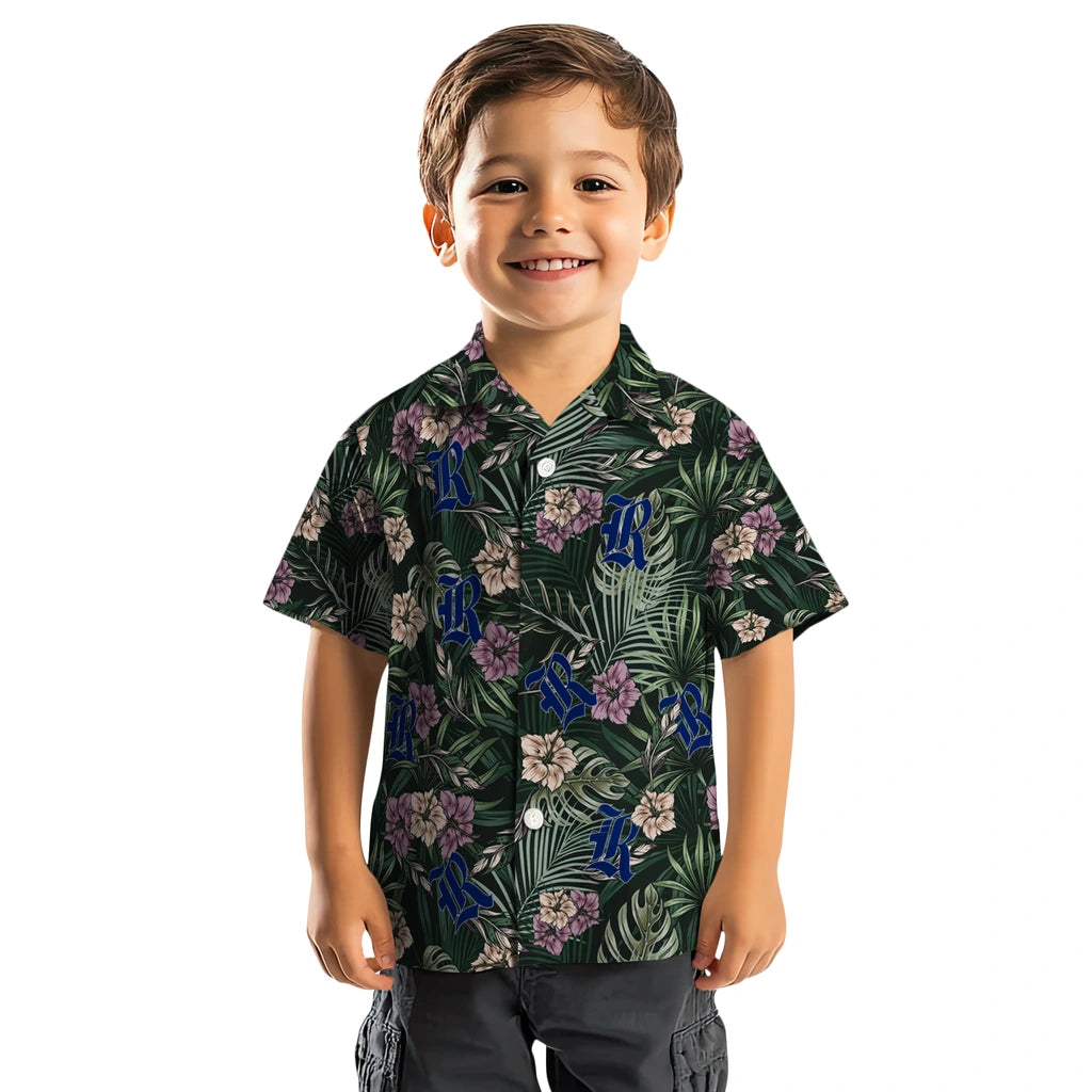 Rice Owls Hawaiian Shirt - Hibiscus Leaves Pattern | Hula Hawaiian Shirts