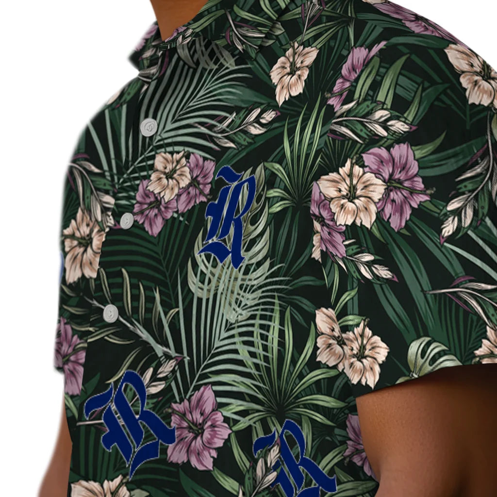 Rice Owls Hawaiian Shirt - Hibiscus Leaves Pattern | Hula Hawaiian Shirts