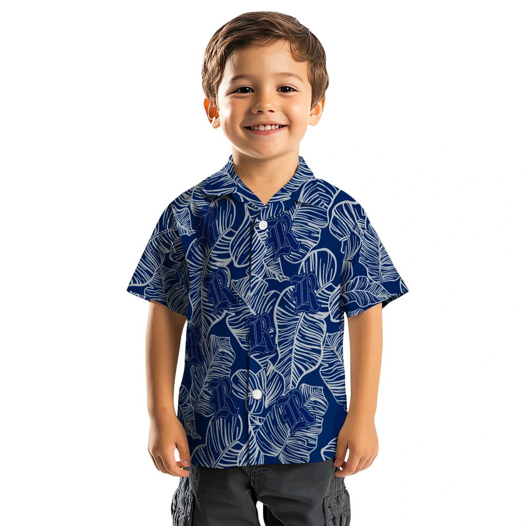 Rice Owls Hawaiian Shirt - Leaf Outline | Hula Hawaiian Shirts
